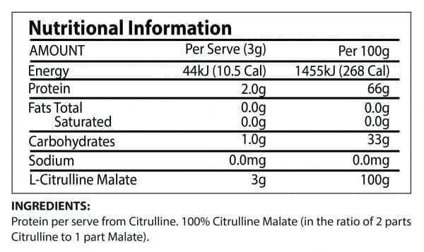CITRULLINE MALATE BY ATP SCIENCE