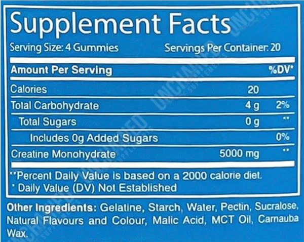 CREATINE BEARS CREATINE GUMMIES BY EDIBLEZ