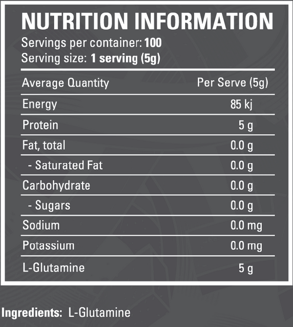 L-GLUTAMINE BY LEGIT