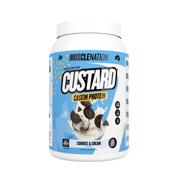 CASEIN CUSTARD PROTEIN BY MUSCLE NATION