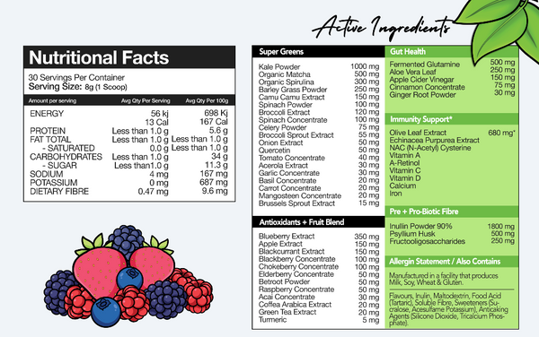 SUPERFOOD GRE3NS BY NEXUS