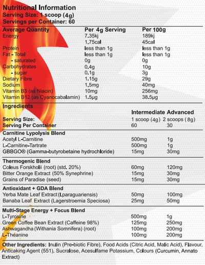 FIREBALL THERMOGENIC BY RED DRAGON