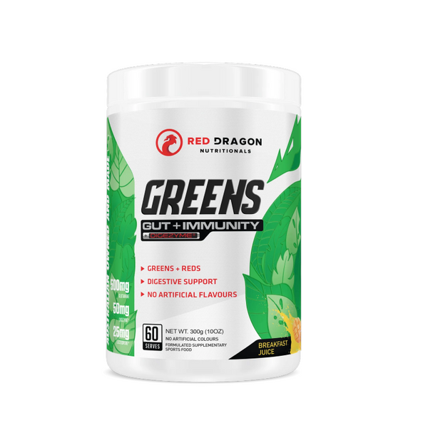 GREENS GUT + IMMUNITY BY RED DRAGON