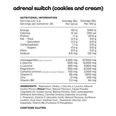 ADRENAL SWITCH BY SWITCH NUTRITION