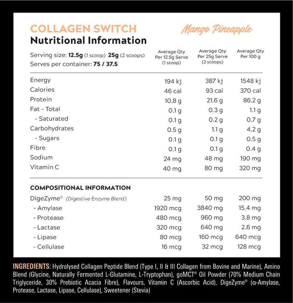 COLLAGEN SWITCH BY SWITCH NUTRITION
