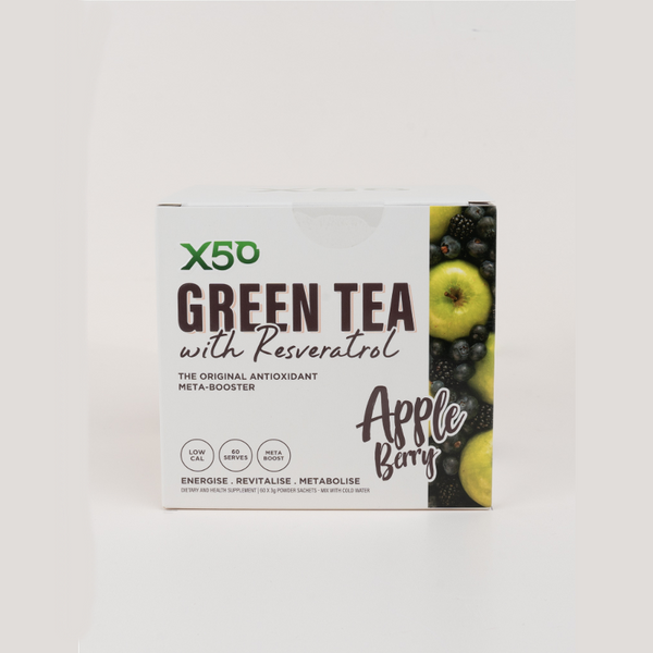 GREEN TEA + RESVERATROL BY X50