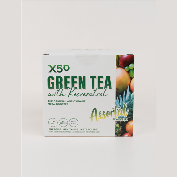 GREEN TEA + RESVERATROL BY X50