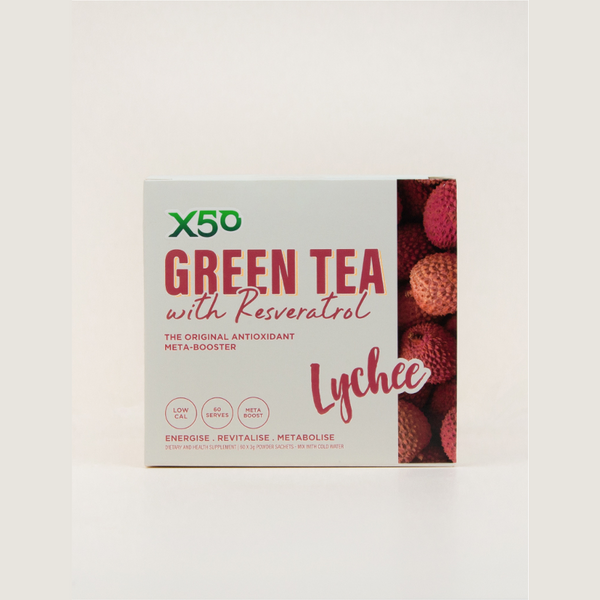 GREEN TEA + RESVERATROL BY X50