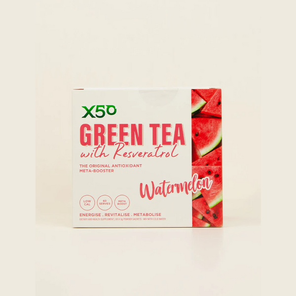 GREEN TEA + RESVERATROL BY X50