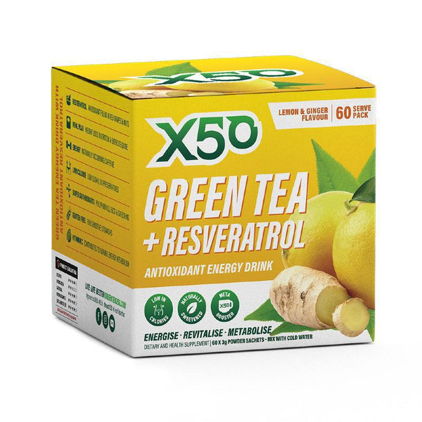 GREEN TEA + RESVERATROL BY X50