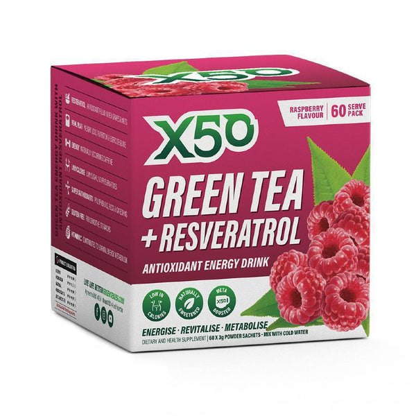 GREEN TEA + RESVERATROL BY X50