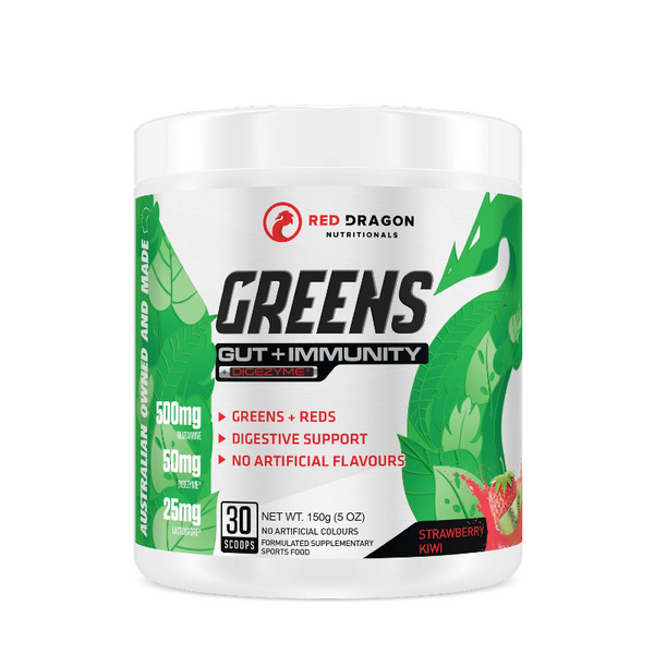 GREENS GUT + IMMUNITY BY RED DRAGON
