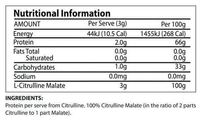 CITRULLINE MALATE BY ATP SCIENCE