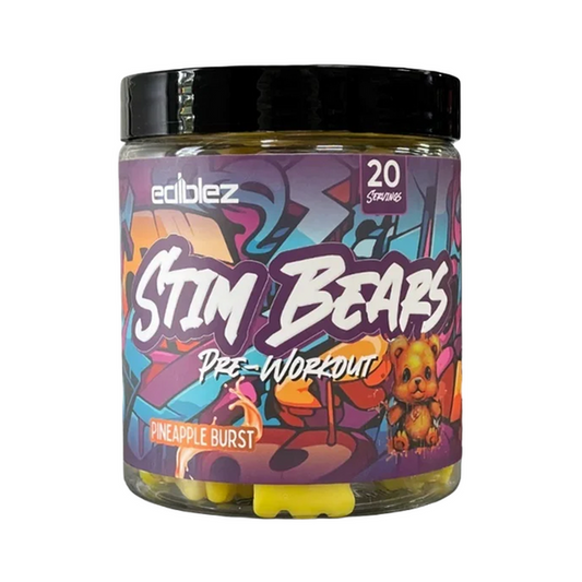 STIM BEARS PRE-WORKOUT GUMMIES BY EDIBLEZ