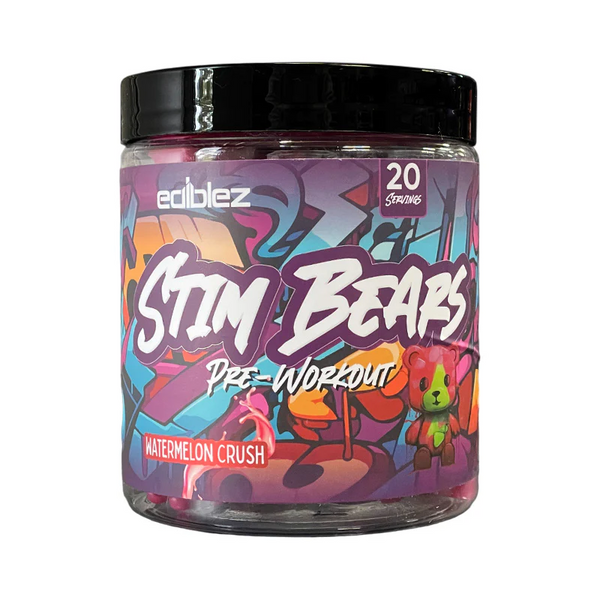 STIM BEARS PRE-WORKOUT GUMMIES BY EDIBLEZ