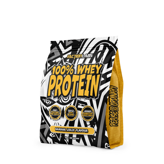 100% WHEY PROTEIN BY FACTION LABS