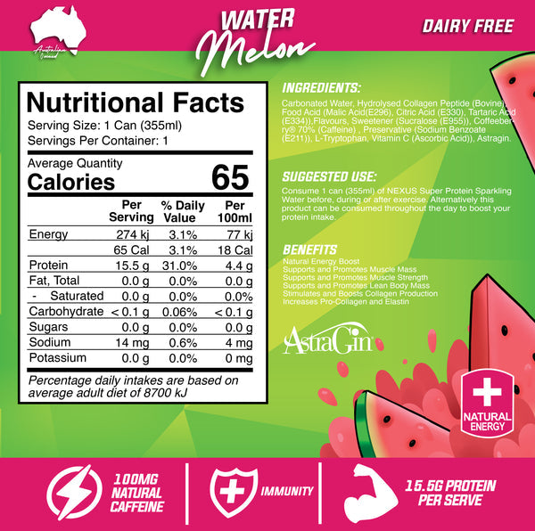 SUPER PROTEIN SPARKING ENERGY RTD BY NEXUS