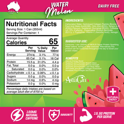 SUPER PROTEIN SPARKING ENERGY RTD BY NEXUS