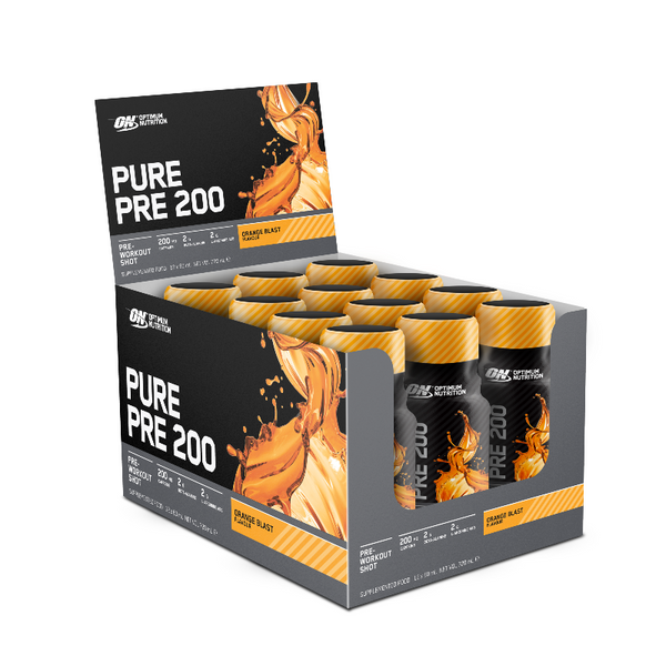 PURE PRE 200 SHOT RTD BY OPTIMUM NUTRITION
