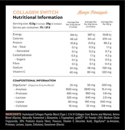 COLLAGEN SWITCH BY SWITCH NUTRITION
