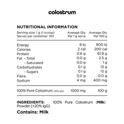 COLOSTRUM BY SWITCH NUTRITION