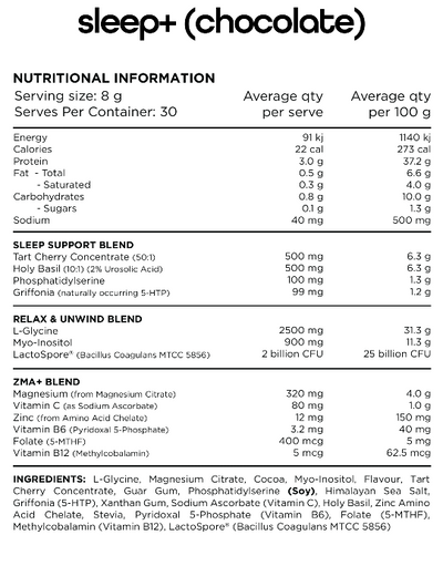 SLEEP+ BY SWITCH NUTRITION