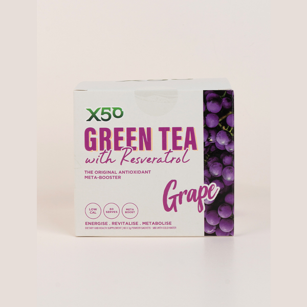 GREEN TEA + RESVERATROL BY X50
